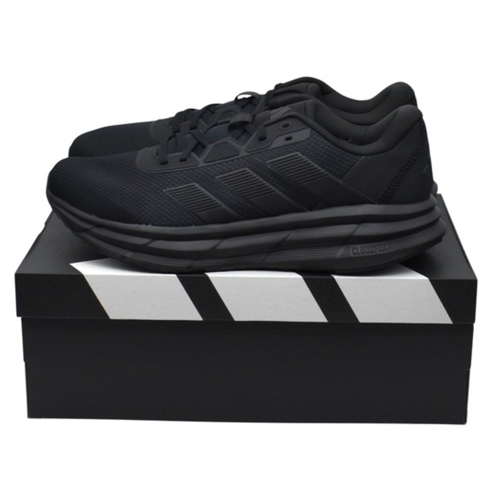 Adidas Galaxy 7 Running Shoes Men's Size 11 Triple Black Cloudfoam NWT ID8757